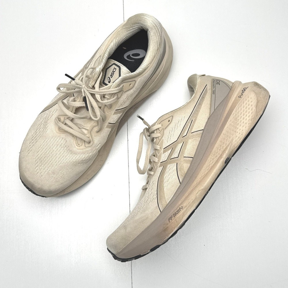 ASICS Gel-Kayano 30 Mens Running Shoes Cream Oatmeal 1011B548 Size 11.5